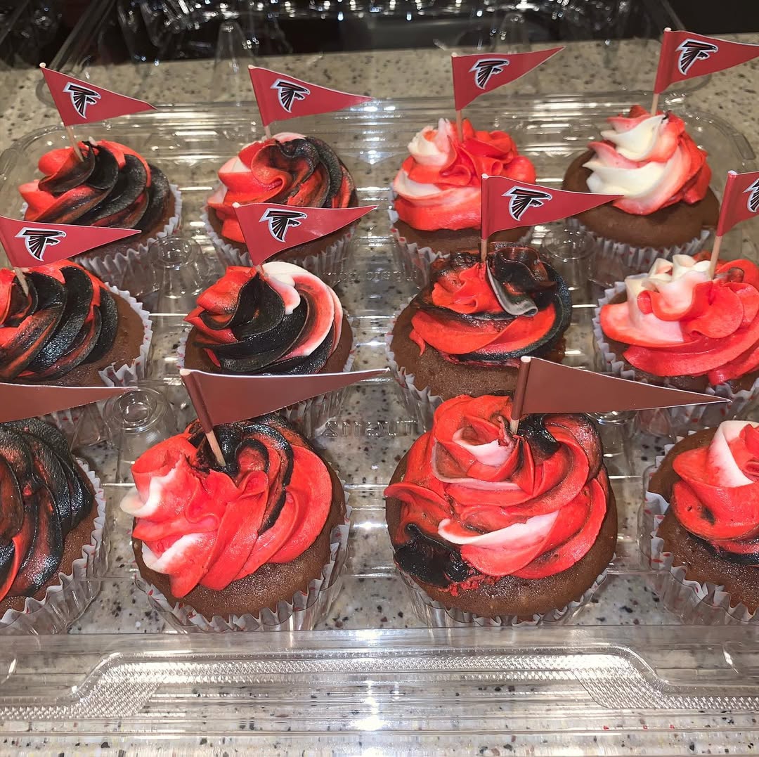 Falcons Cupcakes